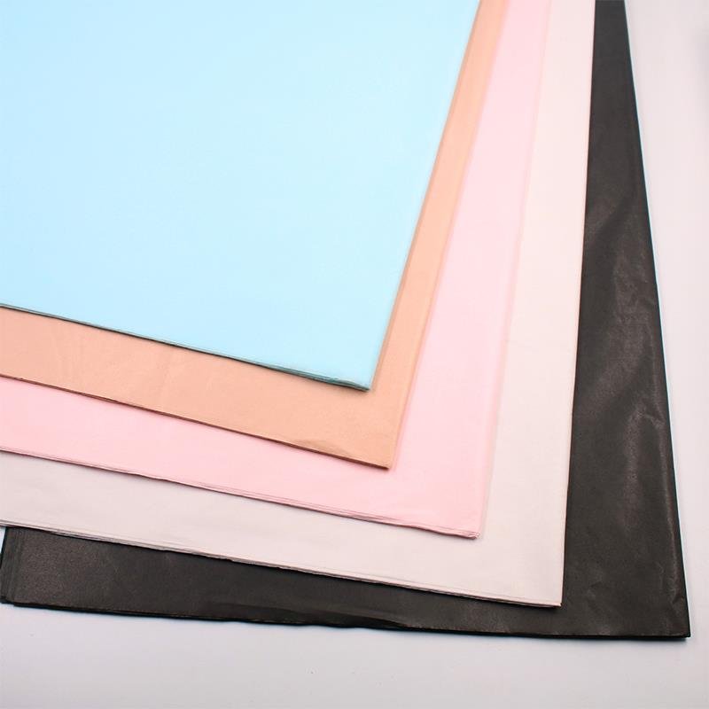 high quality custom logo white silk tissue paper for packaging