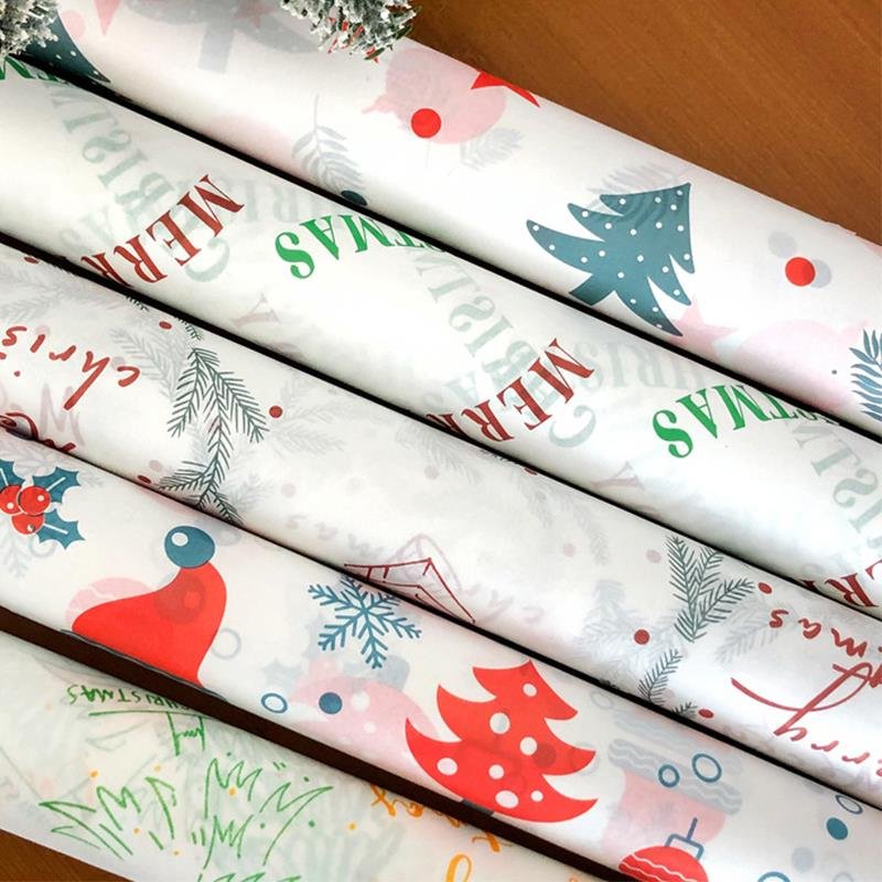 high quality custom logo white silk tissue paper for packaging
