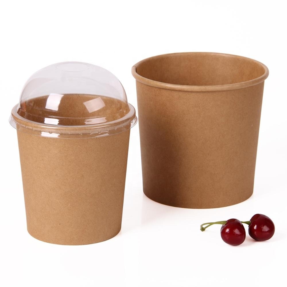 Wholesale disposable chicken and chips fast food brown kraft paper cardboard take away food box