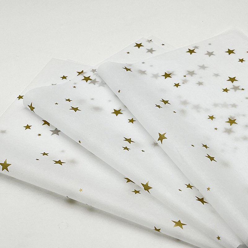 Custom Logo Flower Wrap Decorative Gift Tissue Paper Packaging Wrapping Paper For Packing