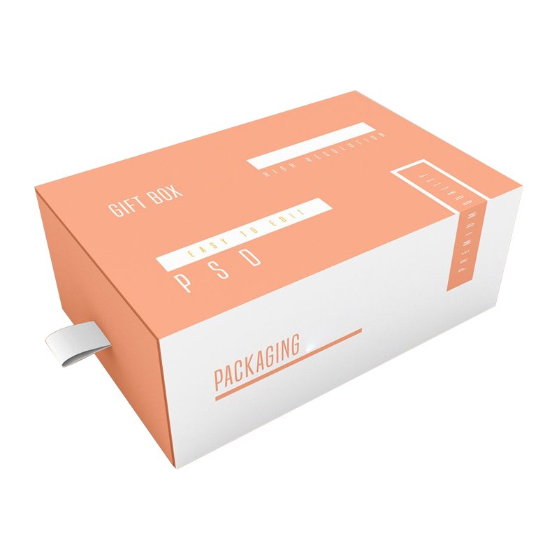 recyclable Custom Logo Packing Box For Jewellery Drawing Package Slide Drawer Jewelry Packaging Paper Box with Black Foam