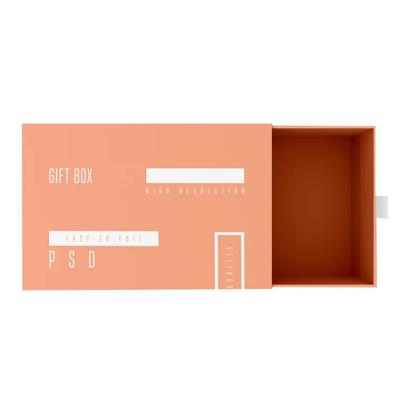 recyclable Custom Logo Packing Box For Jewellery Drawing Package Slide Drawer Jewelry Packaging Paper Box with Black Foam