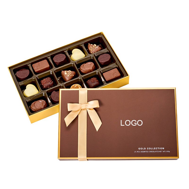 Wholesale Custom Paper Packaging Luxury Sweet Chocolate Gift Box Empty For Birthday And Wedding