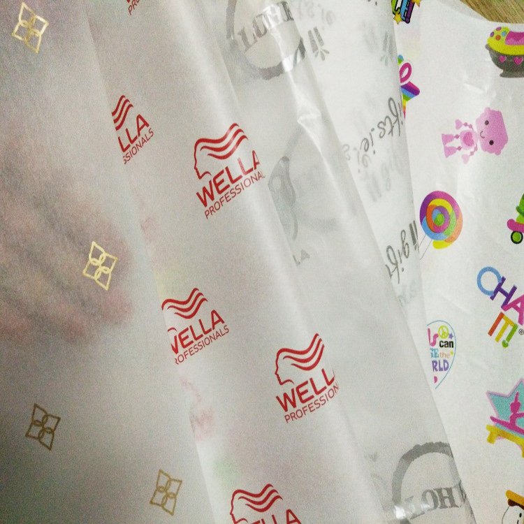 Custom Cheap Price 50x70cm Logo Printed Wrapping Tissue paper Clothing Shoes Package Tissue paper