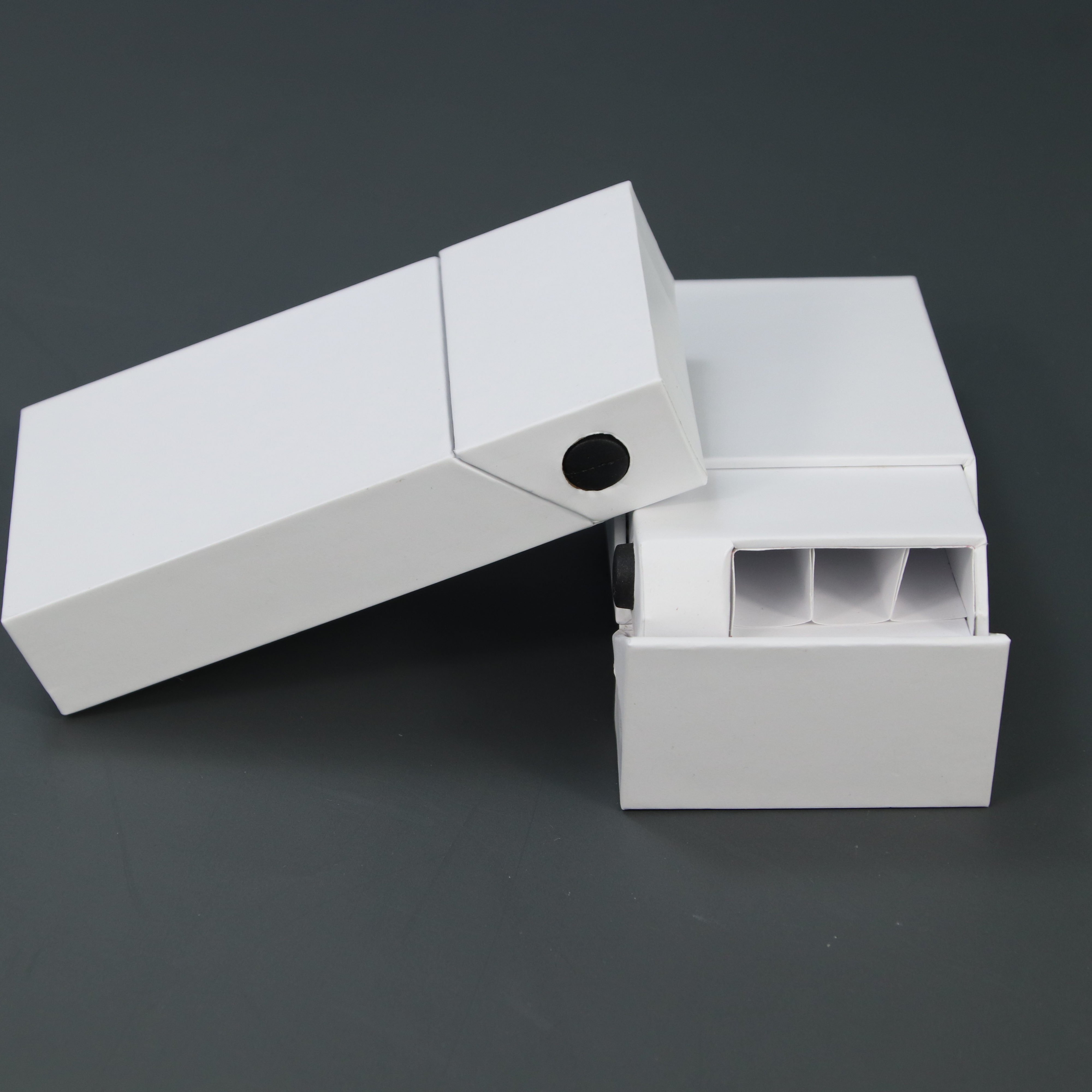 Custom child resistant luxury empty cigarette 3 packs packaging paper box flip cover cigar smoke case cardboard boxes