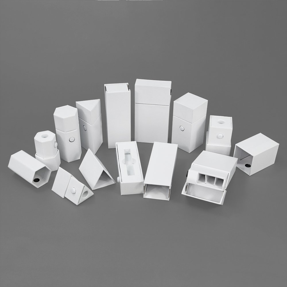Custom child resistant luxury empty cigarette 3 packs packaging paper box flip cover cigar smoke case cardboard boxes