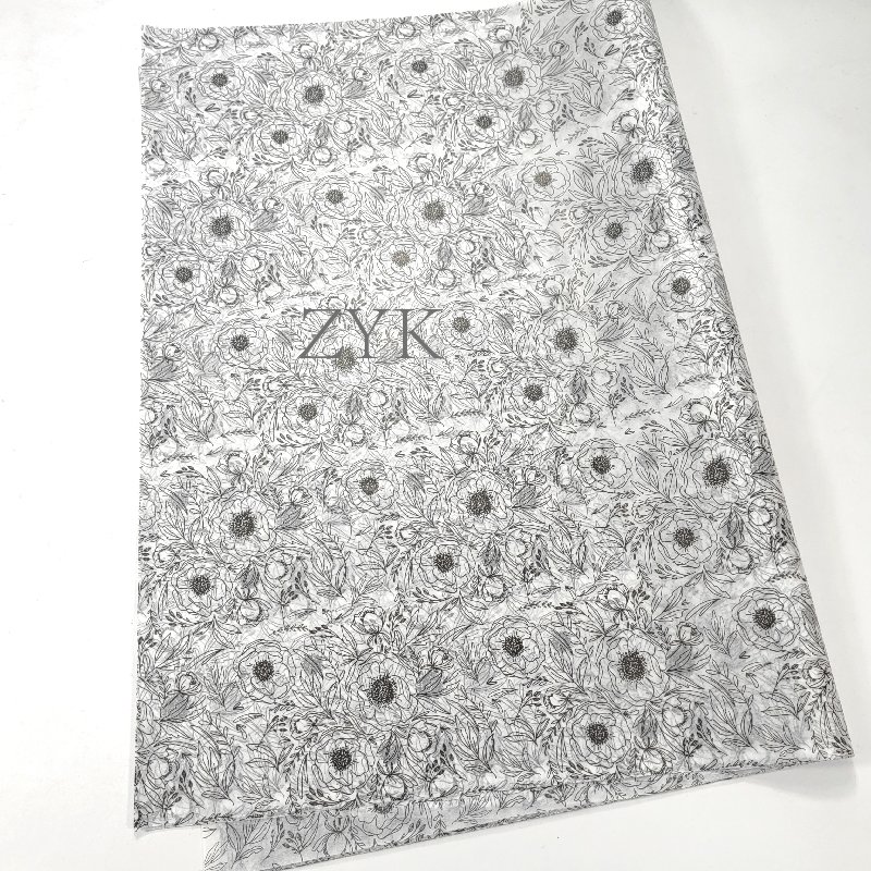 Clothing Packaging Tissue Wrapping Paper Secret Garden Gift 17gsm Wrapping Paper