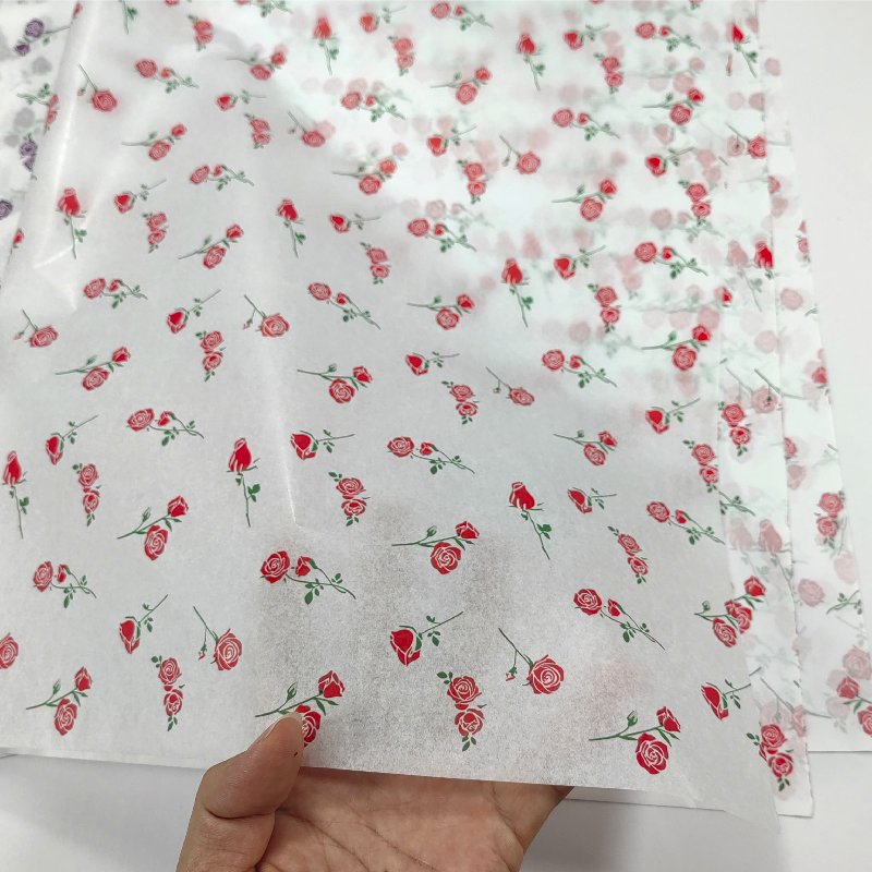 17gsm Rose Lovely Tissue Wrapping Paper Uncoated Luxury Gifts Clothing Packaging Wrapping Tissue Paper