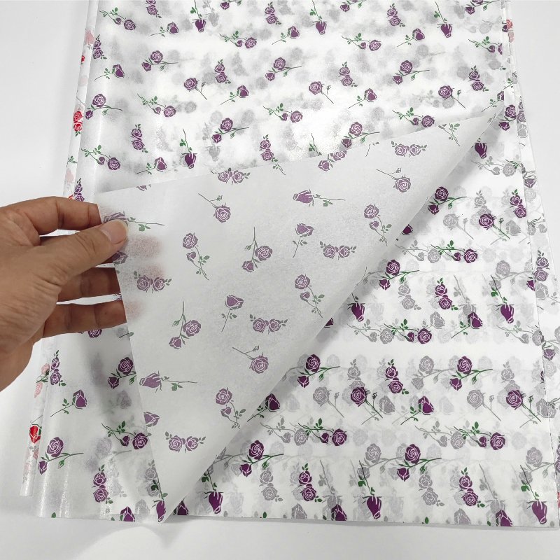 17gsm Rose Lovely Tissue Wrapping Paper Uncoated Luxury Gifts Clothing Packaging Wrapping Tissue Paper
