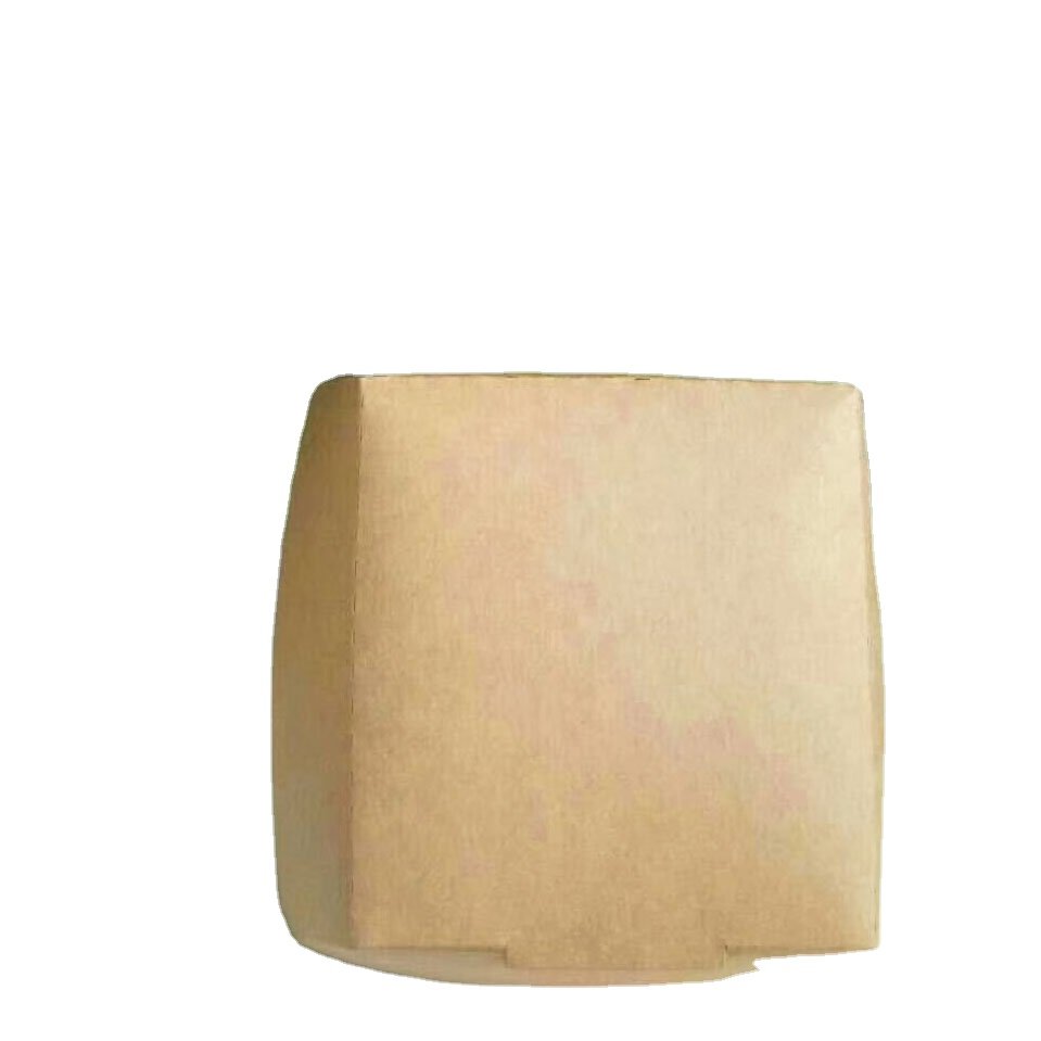 Clamshell Disposable Kraft Paper Foodgrade Takeaway Packing Burger Box