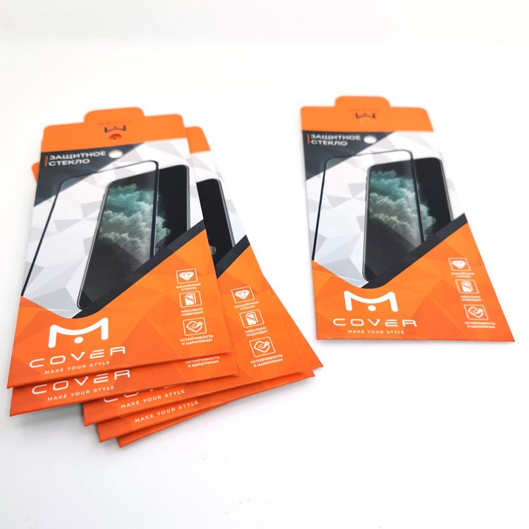 custom gift cardboard envelope packaging for tempered glass packaging
