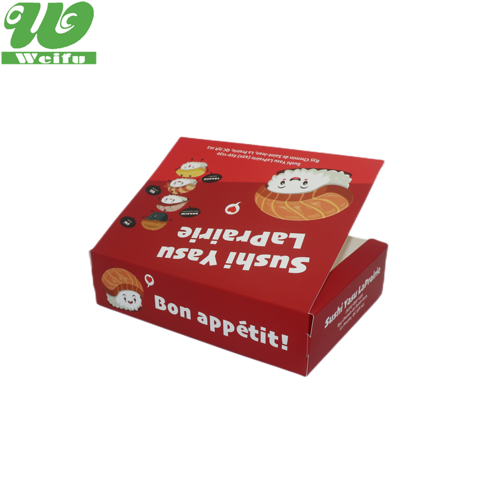 Paper food serving tray boat shaped snack tray french fries snack bakery box