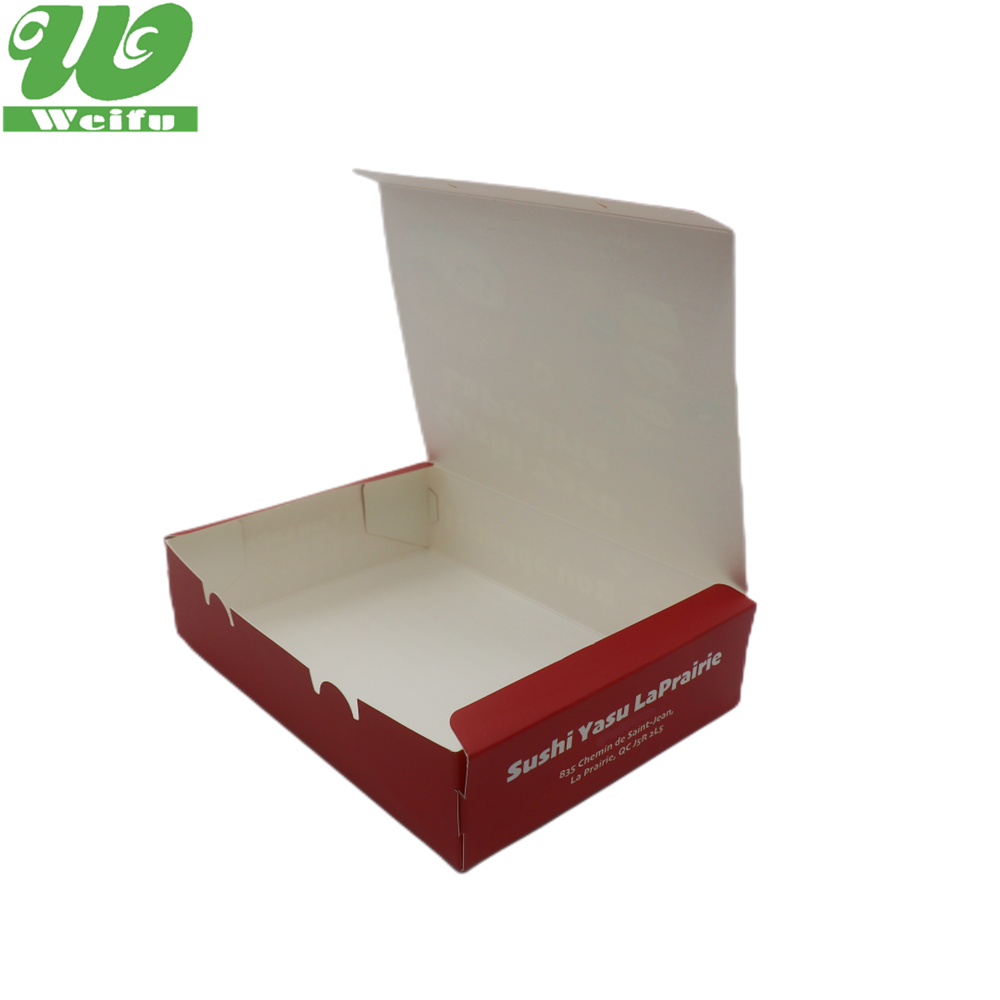 Paper food serving tray boat shaped snack tray french fries snack bakery box