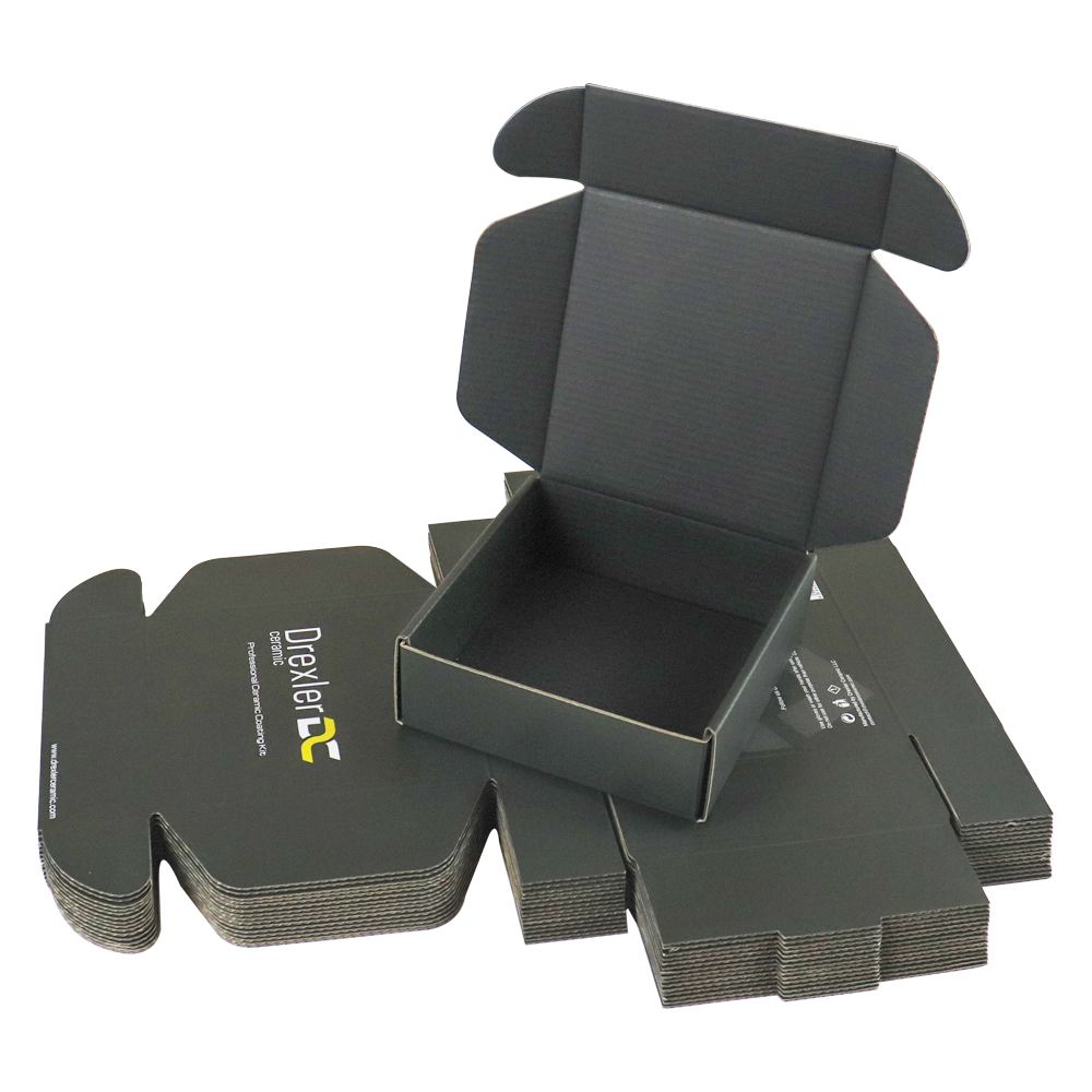 Crown win Free Design Mailer Packing Custom Black Mailing Packaging Boxes Cardboard Clothing Package Box Luxury Gift Paper Box