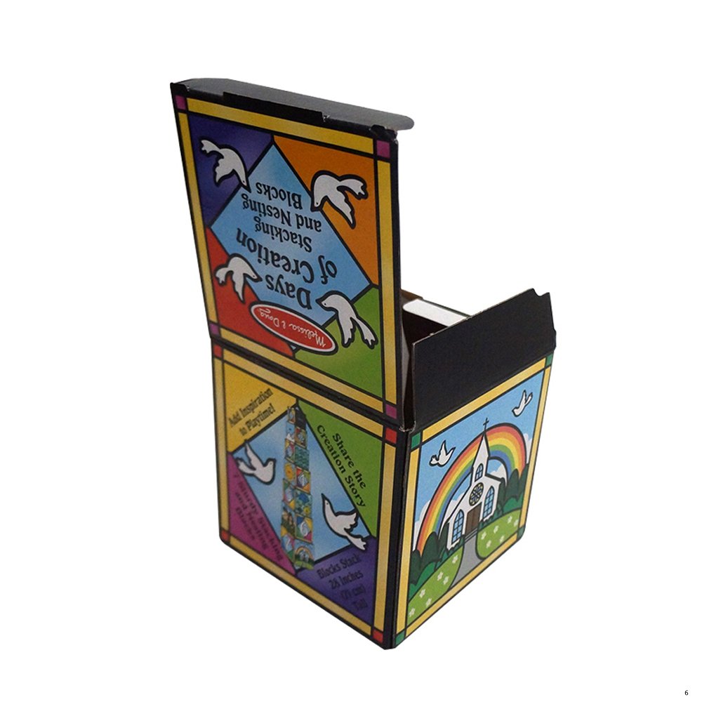 Custom color printing corrugated toy packing box/ kids gift box/mystery toy boxes