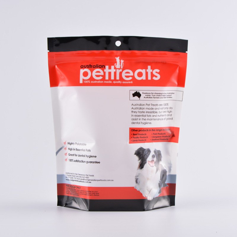 500g Stand Up Aluminum Foil Bag Dog Cat Pet Food Bag Packaging Plastic Dog Pet Pedigree Food Packaging Pet Food Bag