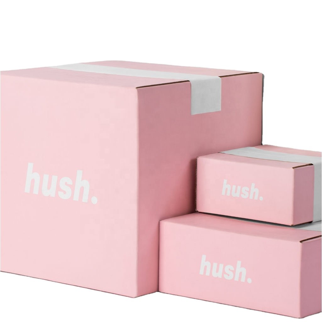 Wholesale Empty Corrugated Packaging Boxes for Shipping Recyclable Moving Cardboard Cartons with Custom Design Logo for Business