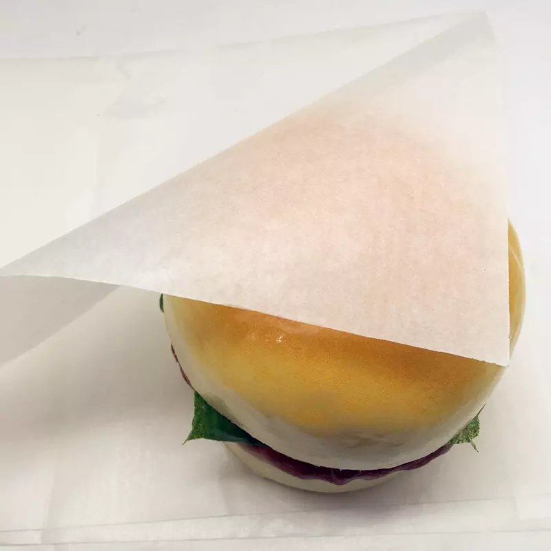 Hot Selling Standard Size MG White Hamburger Packaging Paper