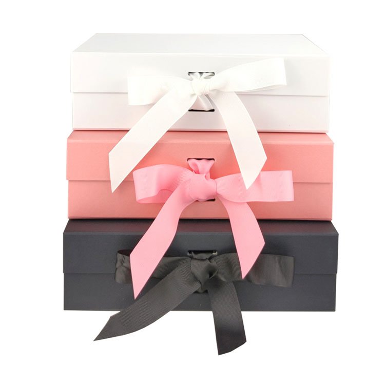 Wholesale Foldable Luxury Christmas Decorative Custom Logo Design Packaging Paper Folding Gift Box