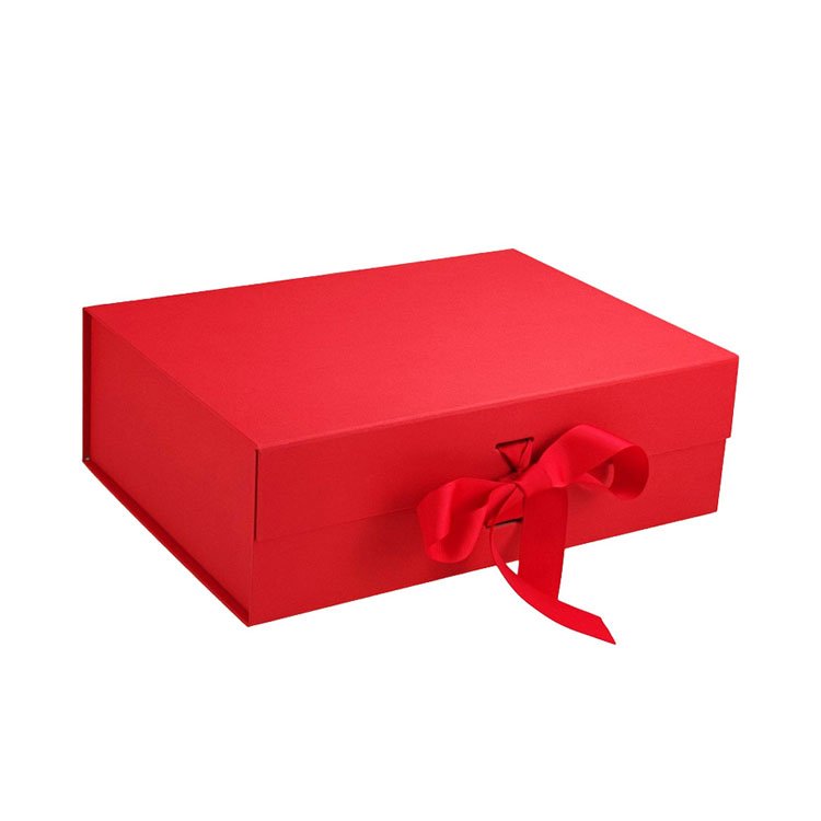 Wholesale Foldable Luxury Christmas Decorative Custom Logo Design Packaging Paper Folding Gift Box