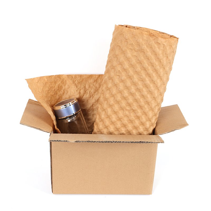 kraft paper rolls protective bubble paper Factory cushioning protective wrapping paper Pressure-sensitive goods packaging