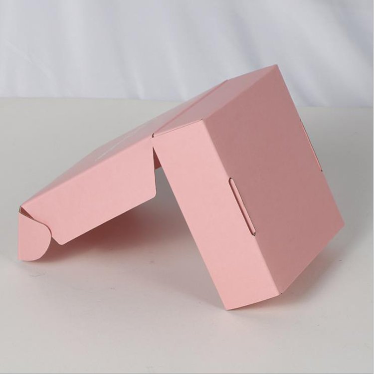 Custom Logo Printed Rigid Kraft Paper Packaging Mailing Shipping Cardboard Colored Corrugated Box For Clothing
