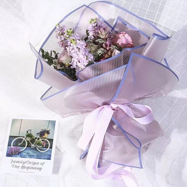 Korean paper wholesale line packaging paper bouquet gift packaging paper flower