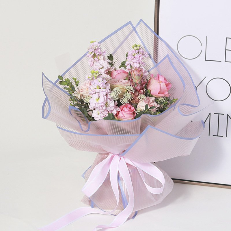 Korean paper wholesale line packaging paper bouquet gift packaging paper flower