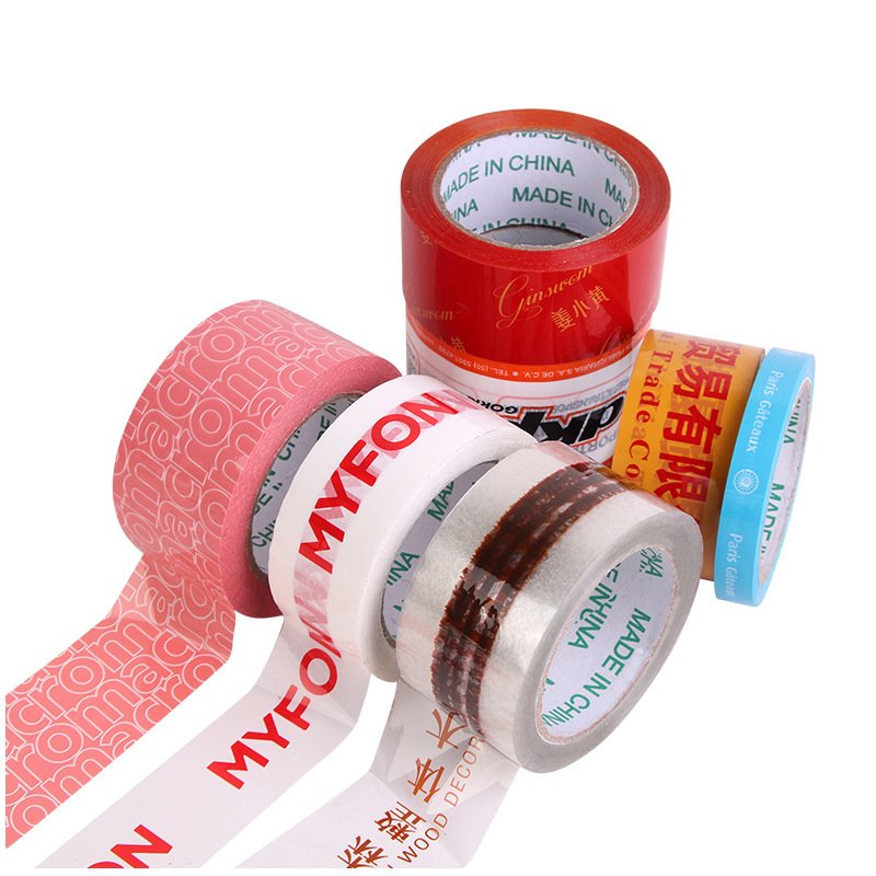 Custom Logo Printed Packaging Packing Customized Kraft Paper Tape With Logo Printing