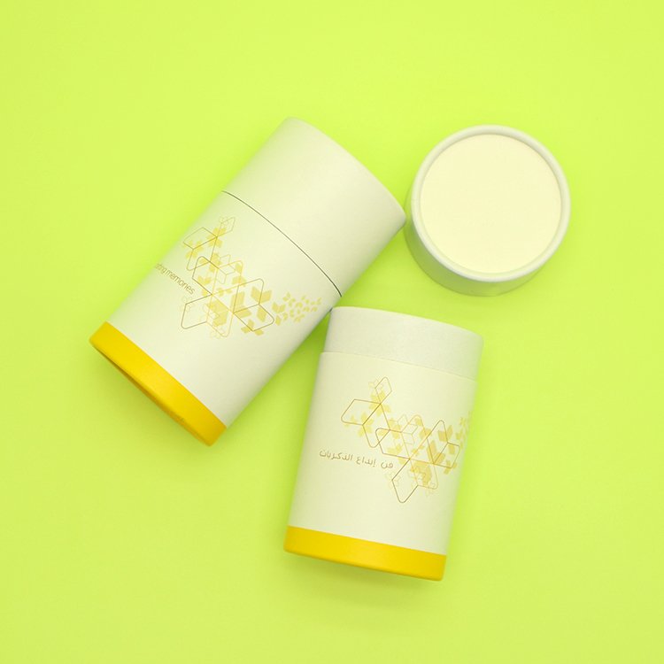 custom logo perfume cardboard cylinder tube white round packaging boxes paper tube