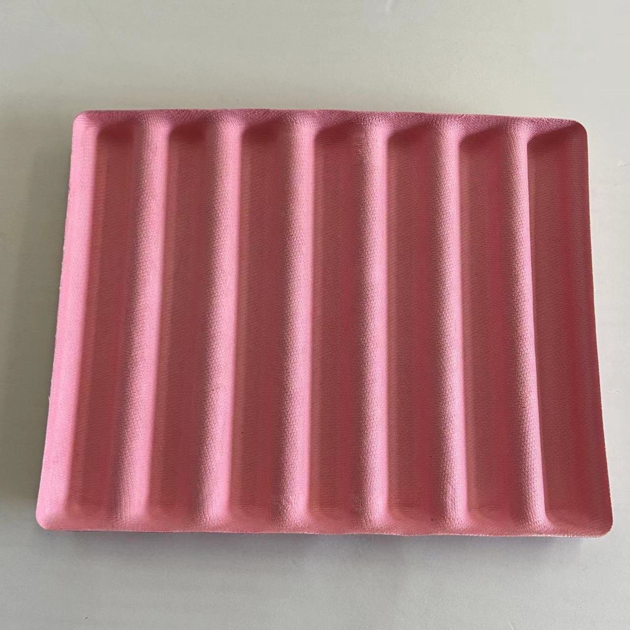 Environmentally friendly packaging transport pallets pulp boxes custom pulp molded plastic box packaging inserts are not easily