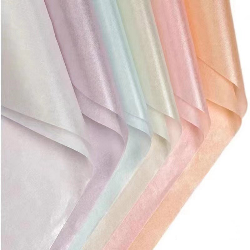 Shinewrap 20sheets/bag Factory Wholesale Korean Style Pearl Tissue Paper 50*70 CM Flower Wrapping Paper Florist Packaging Paper