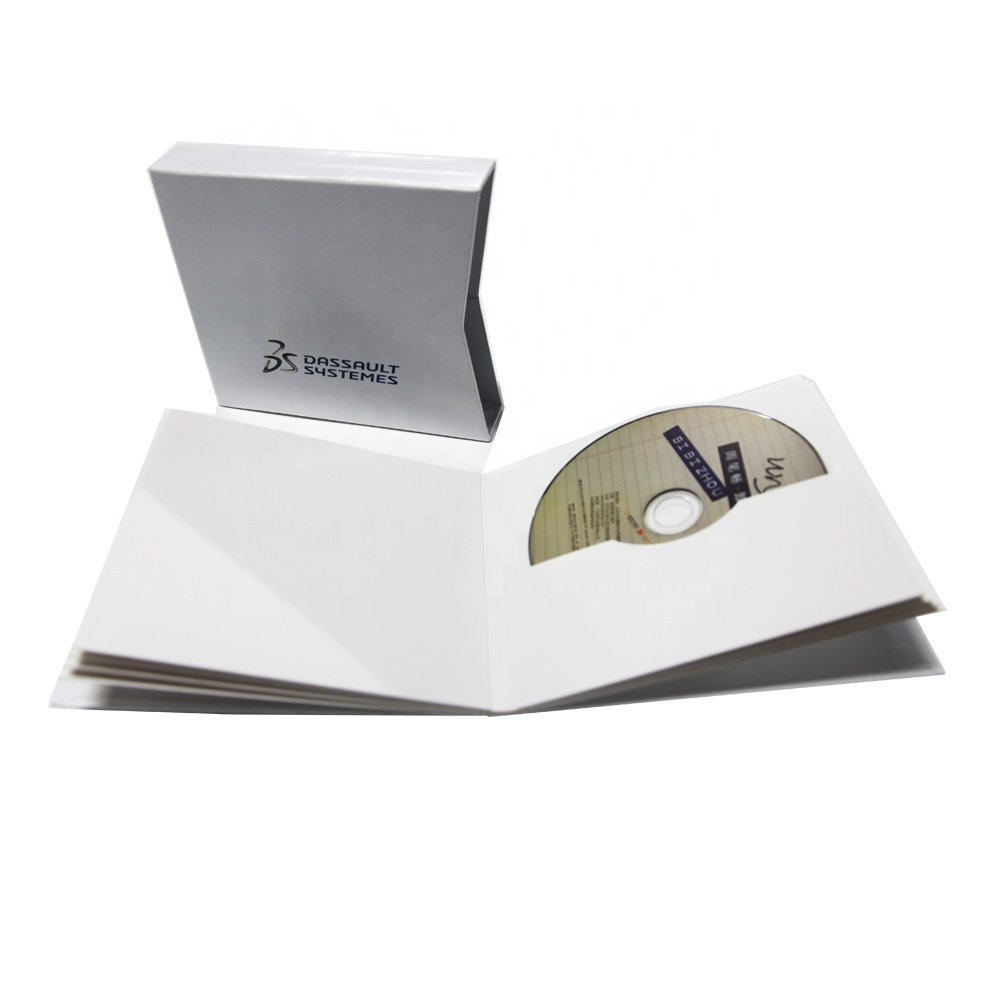 Custom Eco-friendly biodegradable Cardboard Size CD/DVD set custom cardboard magnetic packaging luxury gift paper boxes