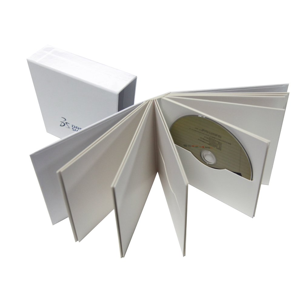 Custom Eco-friendly biodegradable Cardboard Size CD/DVD set custom cardboard magnetic packaging luxury gift paper boxes