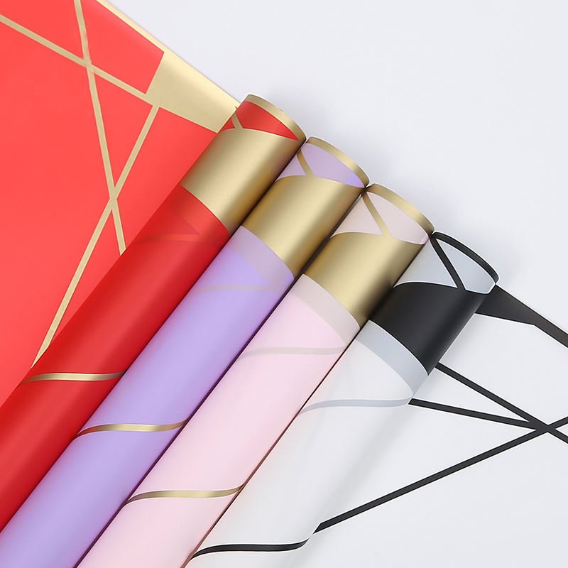 HUABAN Factory Wholesale Gift Flower Packaging Bouquet Waterproof Wrapping Paper For Flowers