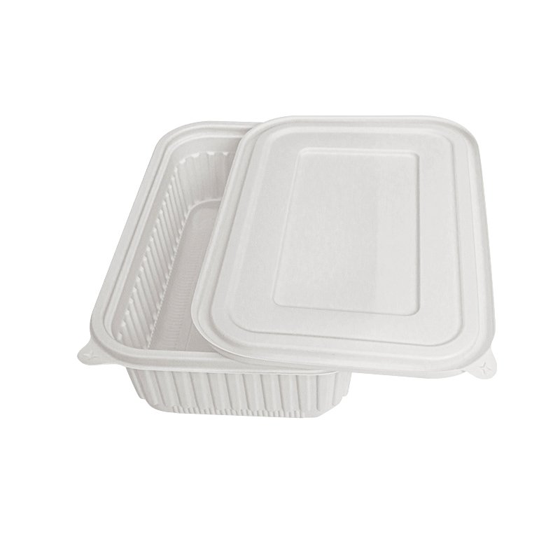 Factory Price Cormstarch Plastic PLA Container Biodegradable Disposable Lunch Box
