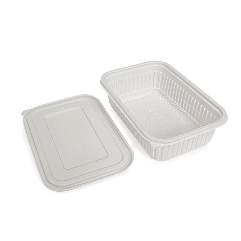 Factory Price Cormstarch Plastic PLA Container Biodegradable Disposable Lunch Box