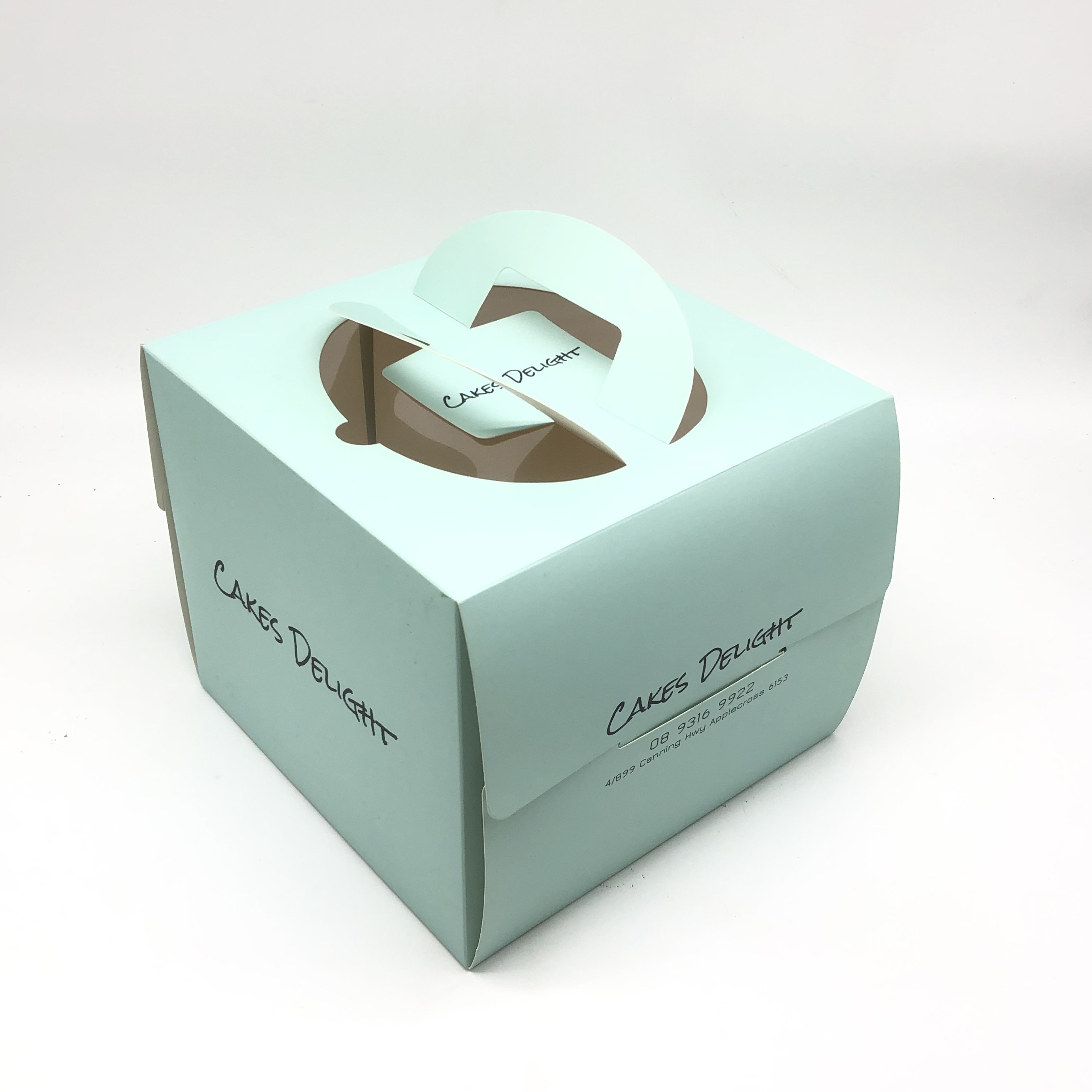Custom colors paper packaging box for 8 inch cake gifts packing paper boxes for cake