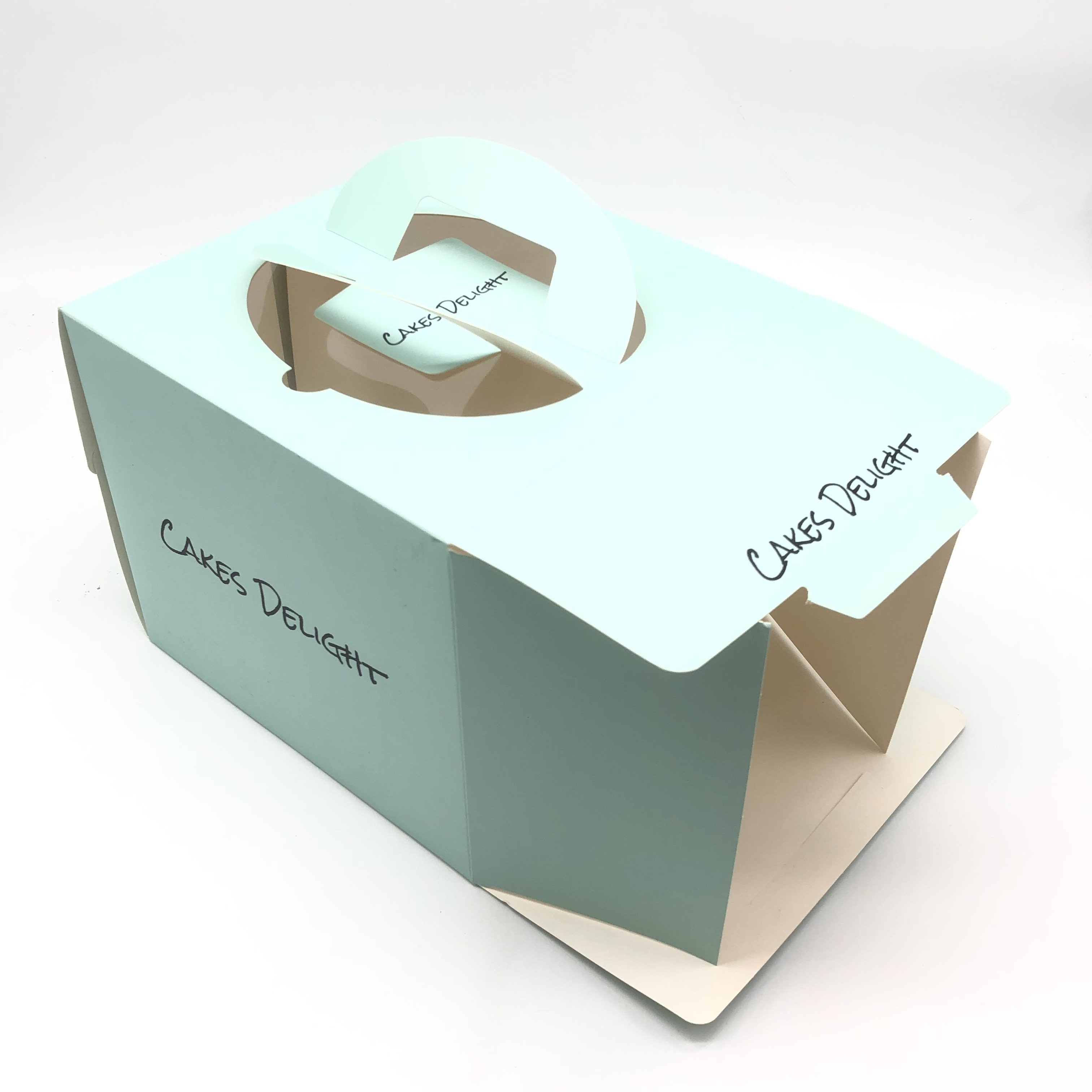 Custom colors paper packaging box for 8 inch cake gifts packing paper boxes for cake