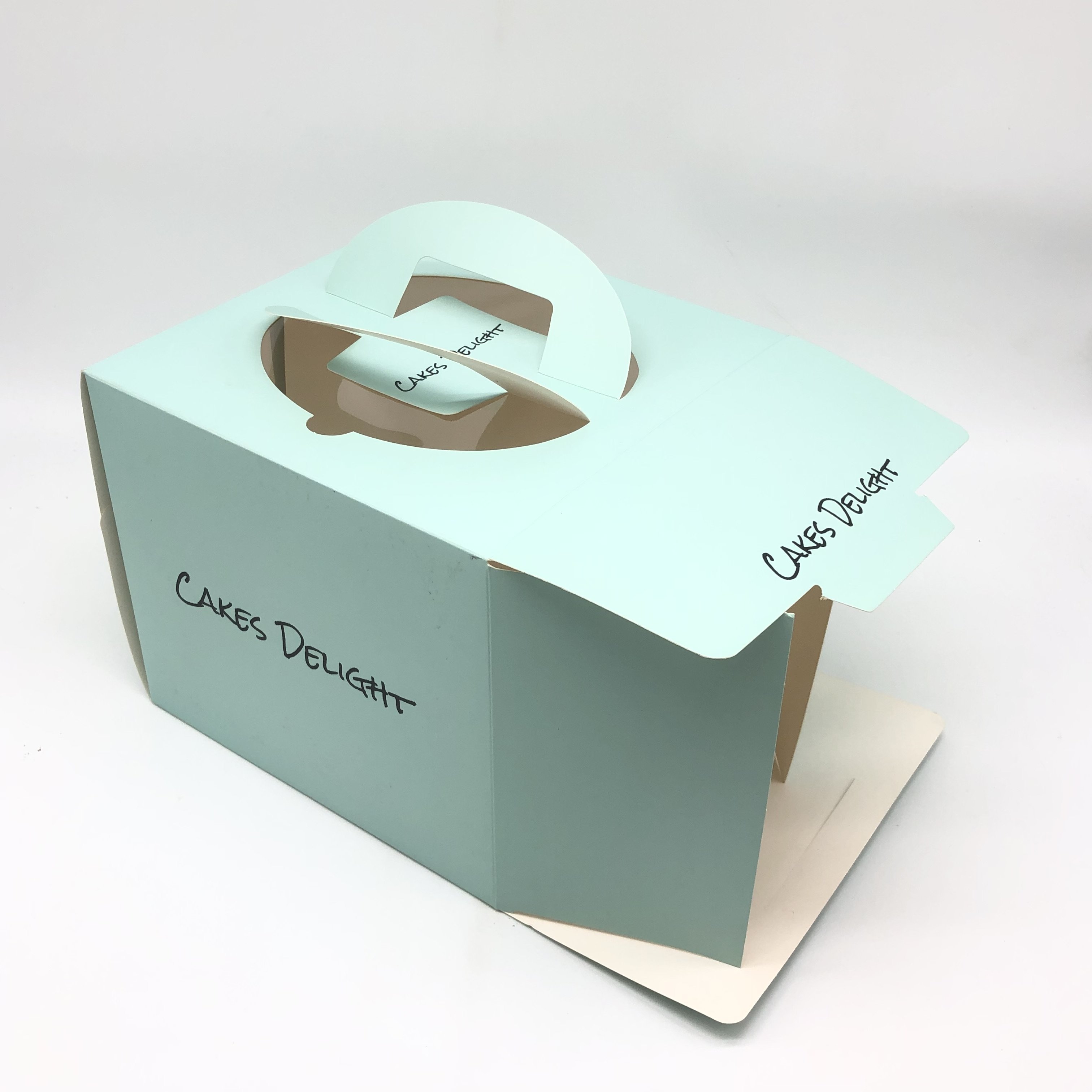 Custom colors paper packaging box for 8 inch cake gifts packing paper boxes for cake