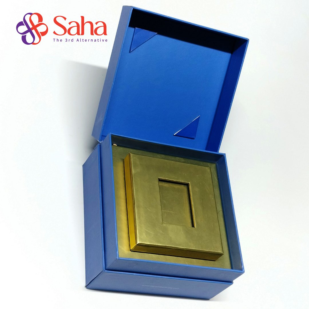 Handmade Recyclable Bio-Degradable Flap Open Rigid Boxes Skin Care Paper Packaging Art Kraft Paper Gift & Craft Bio-Degradable