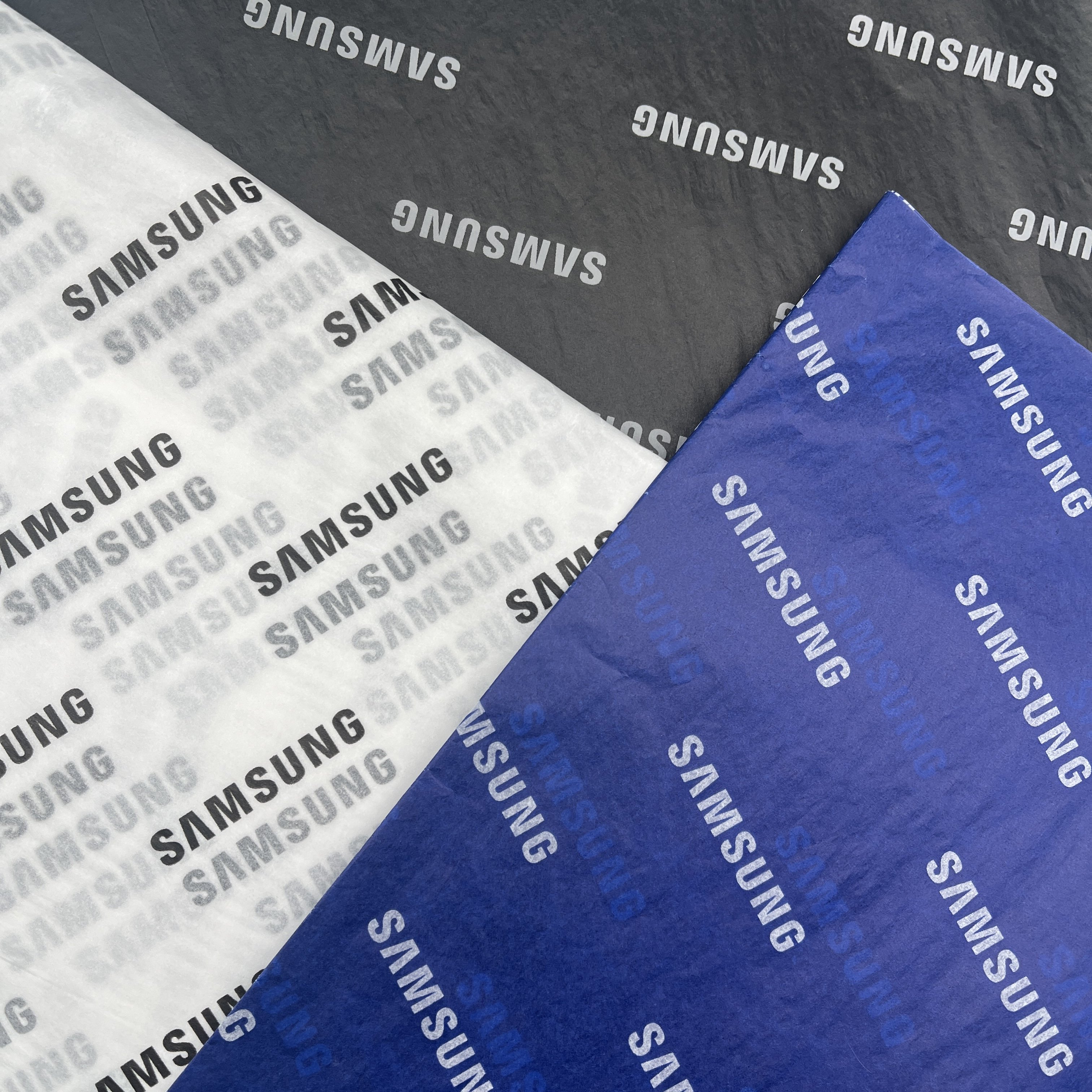 Printed Silk Tissue Paper With Company Logo 18g 22g Tissue Paper For Trending Products Packgin