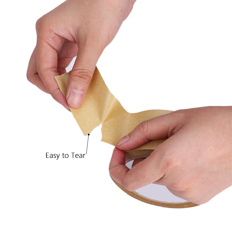 Manufacturer Degraded Kraft Paper Sticky Tape For Carton Sealing Eco Friendly Self Adhesive Kraft Paper Packing Tape