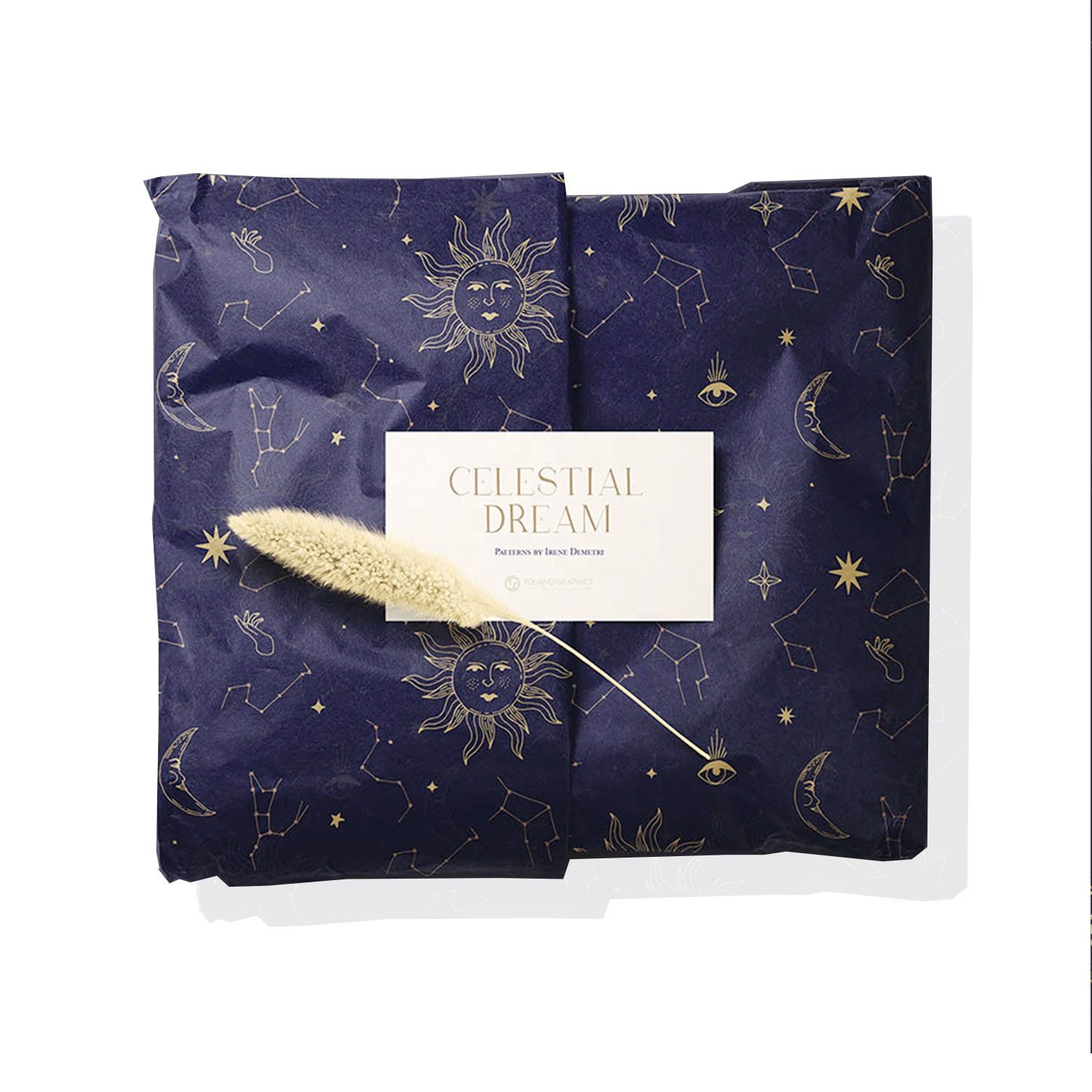 Custom printing food grade biodegradable greaseproof 38-90g butter wrapping paper for packaging Packaging Paper
