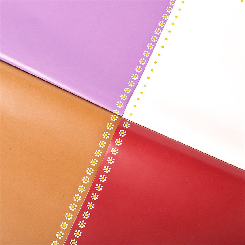 Korean Daisy Waterproof Double-sided Printing Packaging Paper Rose Tulip Sunflower Flower Shop Universal Packaging Paper