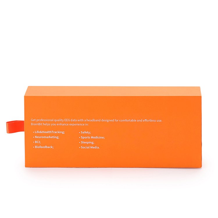 Rings Jewelry Storage Recycle Paper Color Gift Kraft Paper Folding Packaging Slide Drawer Box