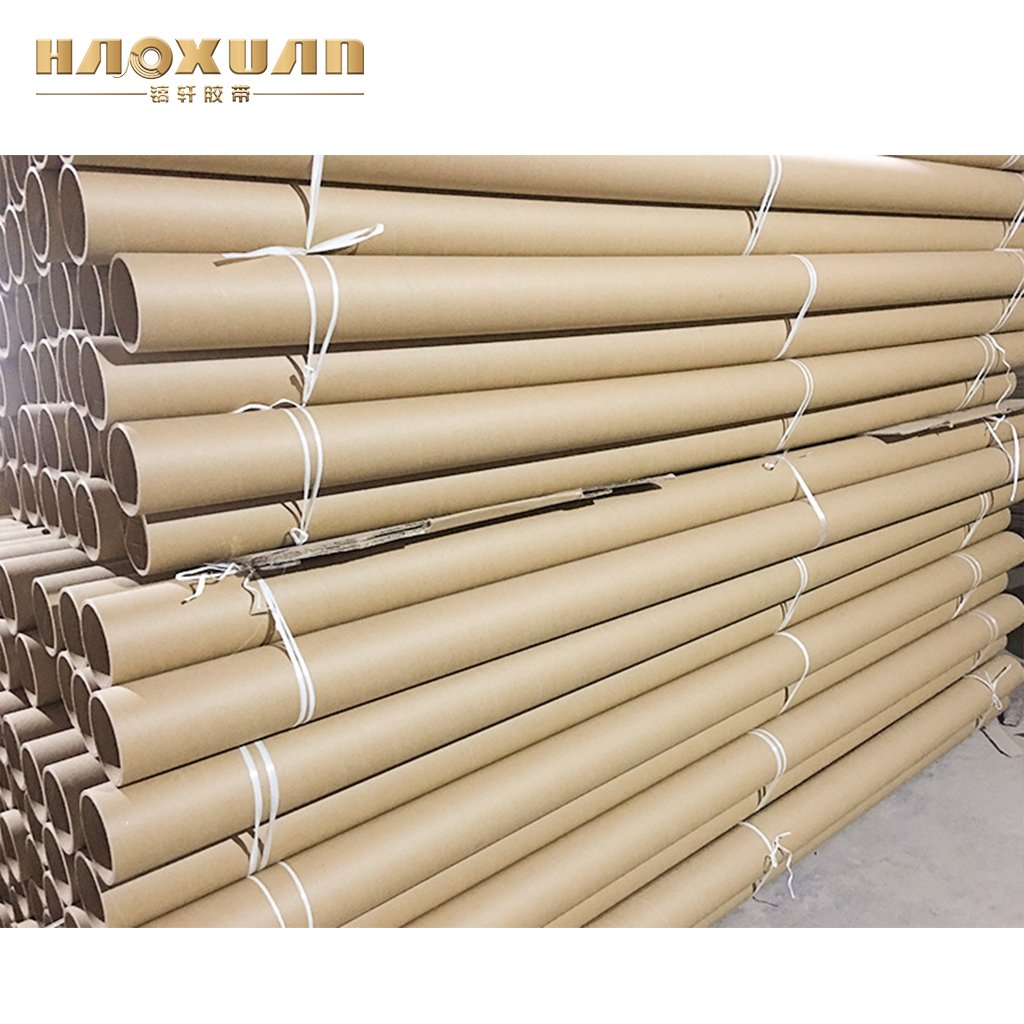 Quality Assurance Round Cardboard Tube Paper Tube Packaging Roll Core For Mailing With Plastic