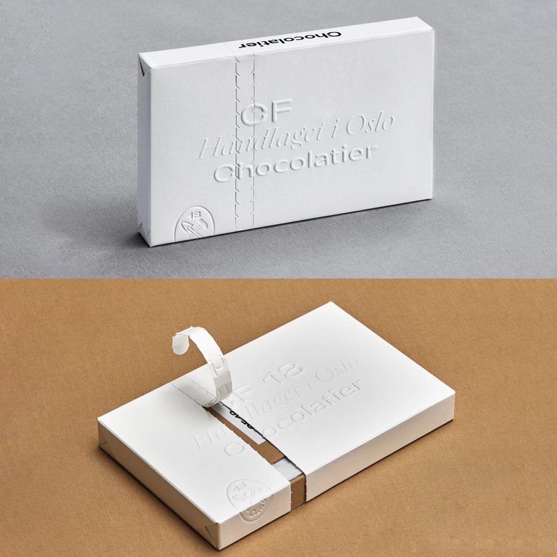 Cosmetics Box Printing Logo Perfume Paper Boxes White Kraft Paper Embossed Perfume Box Packaging