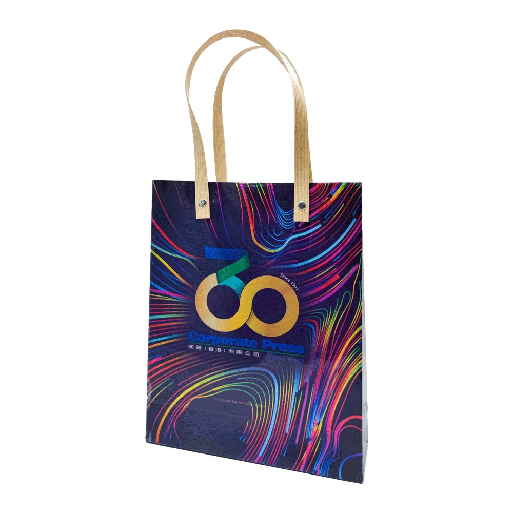 Custom Brand Robust Matt Laminated PVC Craft Paper Gift Bag Lightweight and Fashionable for Events Low MOQ Quick Delivery