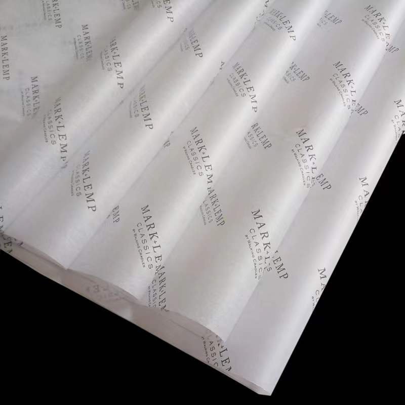 Custom Printed Eco Friendly Gold Logo Gold Brand Packaging Tissue Paper Wrapping